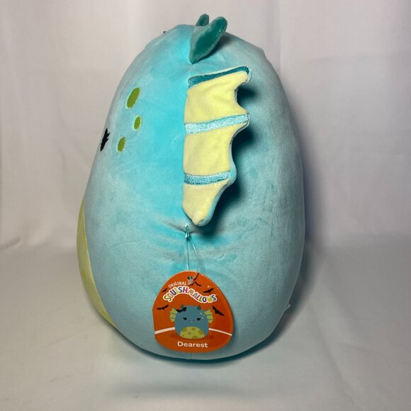 Squishmallows Dearest Swamp Monster Teal Plush Halloween 12in S12 #2354 NWT - Picture 2 of 11
